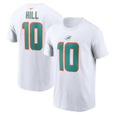 Nike Tyreek Hill Miami Dolphins Player Name & Number T-Shirt White