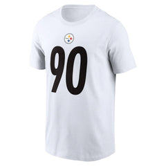 Nike T.J. Watt Pittsburgh Steelers Player Name & Number T-Shirt White