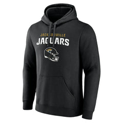 Jacksonville Jaguars Personalized Name & Number Team Wordmark Pullover Hoodie Black