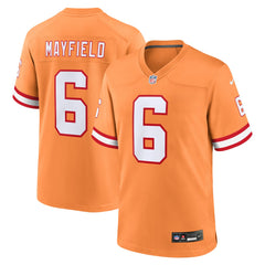 Nike Baker Mayfield Tampa Bay Buccaneers Throwback Game Jersey Orange