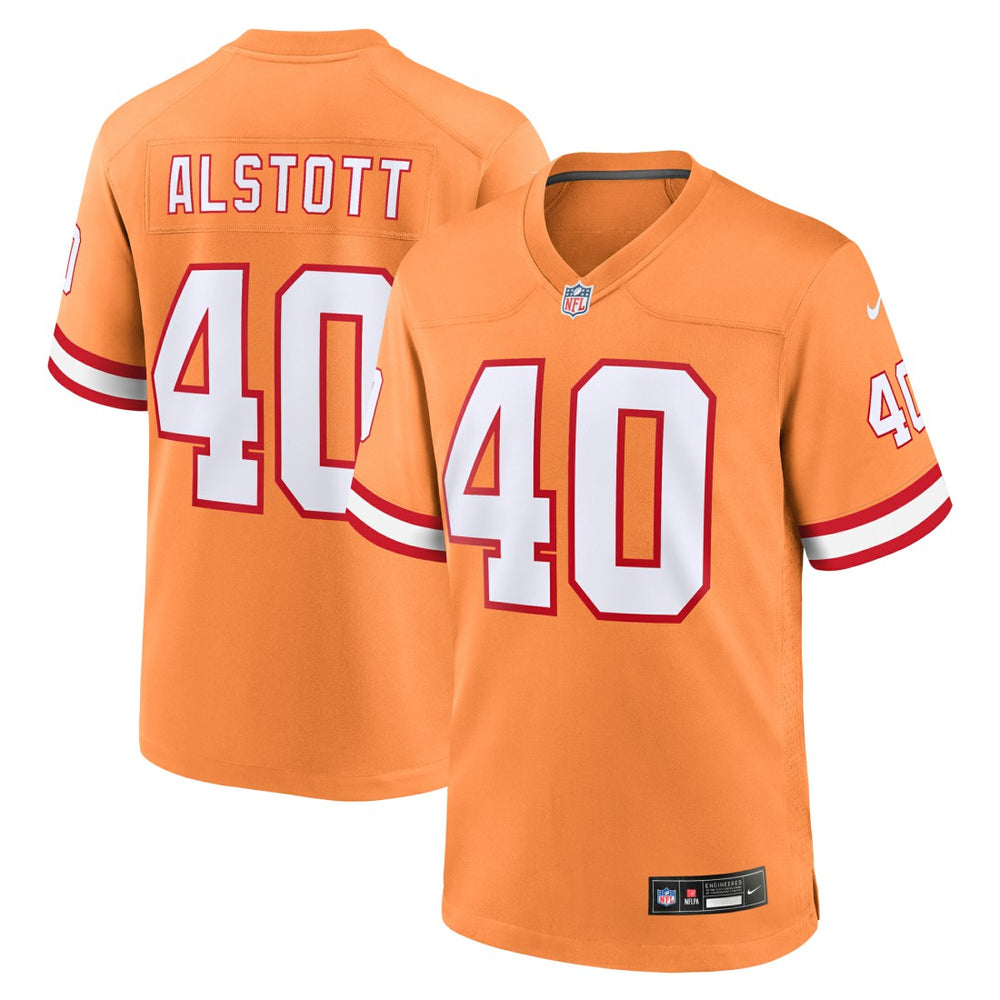 Nike Mike Alstott Tampa Bay Buccaneers Throwback Game Jersey Orange