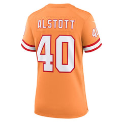Nike Mike Alstott Tampa Bay Buccaneers Women's Throwback Game Jersey Orange
