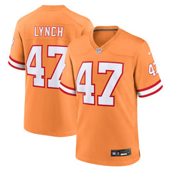 Nike John Lynch Tampa Bay Buccaneers Throwback Game Jersey Orange