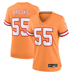 Nike Derrick Brooks Tampa Bay Buccaneers Women's Throwback Game Jersey Orange