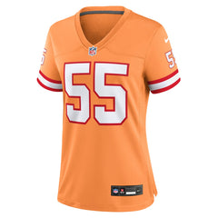 Nike Derrick Brooks Tampa Bay Buccaneers Women's Throwback Game Jersey Orange