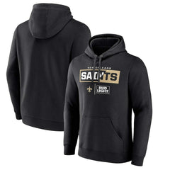New Orleans Saints NFL x Bud Light Pullover Hoodie Black