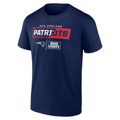 New England Patriots NFL x Bud Light T-Shirt Navy