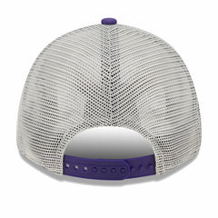 Phoenix Suns Throwback Patch Trucker 9FORTY Adjustable Hat Khaki/Purple | New Era discount