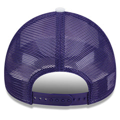 Phoenix Suns Court Sport Foam A-Frame 9FORTY Adjustable Trucker Hat White/Purple | New Era Lifestyle