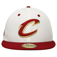 Cleveland Cavaliers Throwback 2Tone 59FIFTY Fitted Hat for sale White/Wine | New Era online
