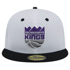 Sacramento Kings Throwback 2Tone 59FIFTY Fitted Hat White/Black | New Era discount