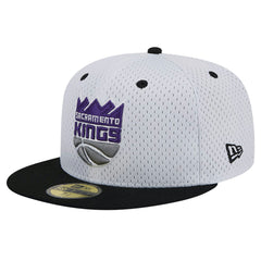 Sacramento Kings Throwback 2Tone 59FIFTY Fitted Hat White/Black | New Era discount
