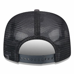 Brooklyn Nets Throwback Team Arch Golfer Snapback Hat Black/Charcoal | New Era Near Me