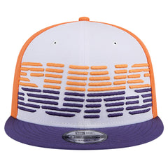 Phoenix Suns Throwback Gradient Tech Font 9FIFTY Snapback Hat White/Purple | New Era Lifestyle