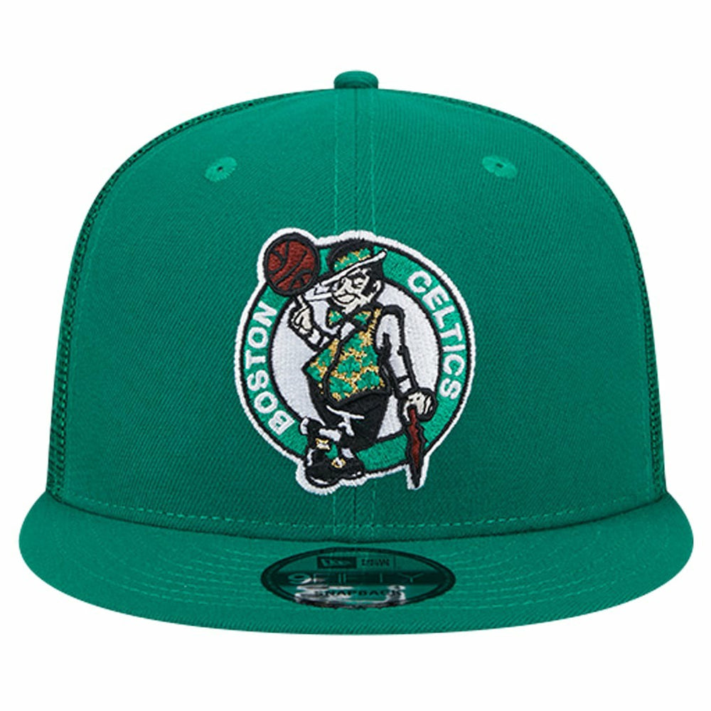 Boston Celtics Meshback 9FIFTY Snapback Hat Kelly Green | New Era