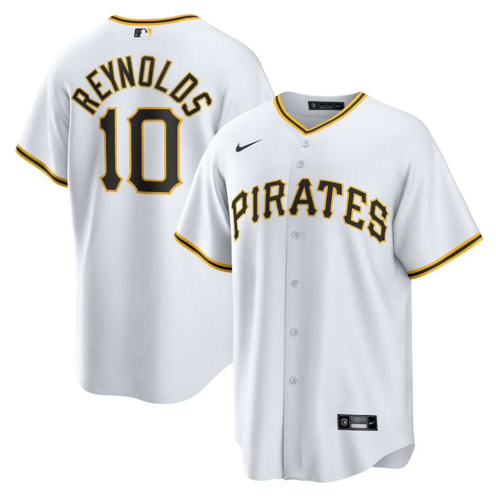 Bryan Reynolds Pittsburgh Pirates Nike Replica Player Jersey - White - Nike Online