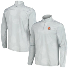 Cleveland Browns Delray Frond IslandZone Half-Zip Sweatshirt Gray