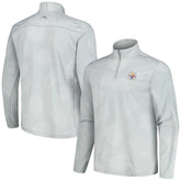 Pittsburgh Steelers Delray Frond IslandZone Half-Zip Sweatshirt Gray