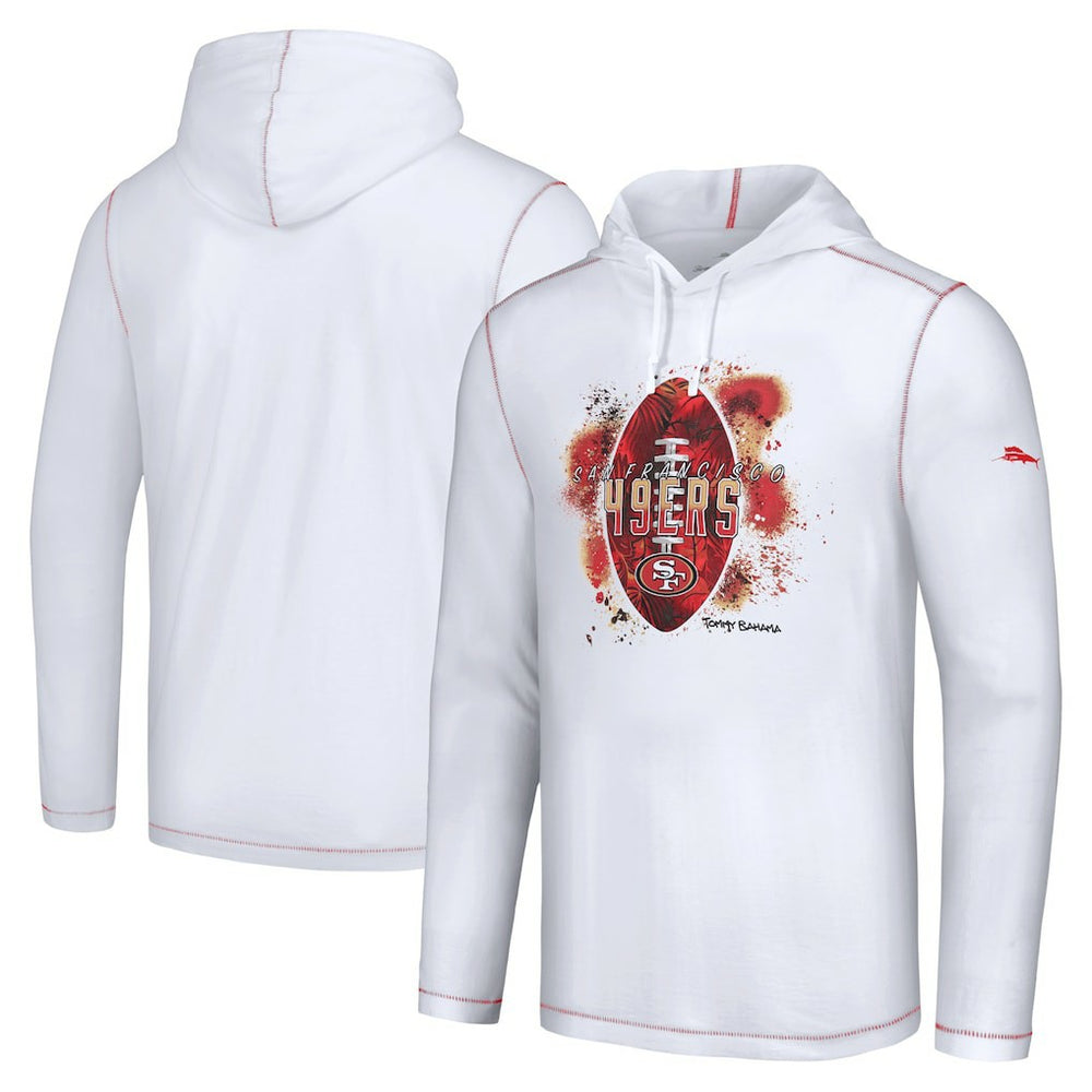 San Francisco 49ers Graffiti Touchdown Pullover Hoodie White