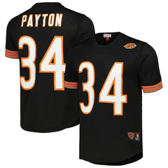 Mitchell & Ness Walter Payton Chicago Bears Retired Player Name & Number Mesh Top Black