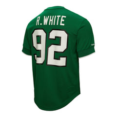 Mitchell & Ness Reggie White Philadelphia Eagles Retired Player Name & Number Mesh Top Kelly Green