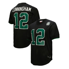 Mitchell & Ness Randall Cunningham Philadelphia Eagles Retired Player Name & Number Mesh Top Black
