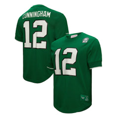Mitchell & Ness Randall Cunningham Philadelphia Eagles Retired Player Name & Number Mesh Top Kelly Green