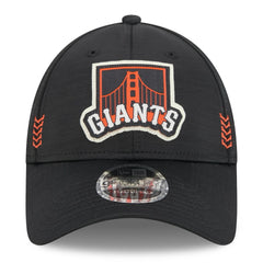 San Francisco Giants New Era 2024 Clubhouse 9FORTY Adjustable Hat - Black - New Era Lifestyle