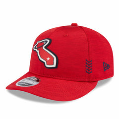 Los Angeles Angels New Era 2024 Clubhouse Low Profile 9FIFTY Snapback Hat - Red - New Era Online