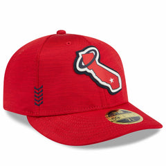 Los Angeles Angels New Era 2024 Clubhouse Low Profile 59FIFTY Fitted Hat - Red - New Era Lifestyle