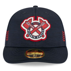 Atlanta Braves New Era 2024 Clubhouse Low Profile 59FIFTY Fitted Hat - Navy - New Era Online