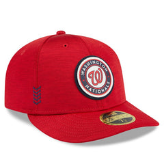 Washington Nationals New Era 2024 Clubhouse Low Profile 59FIFTY Fitted Hat - Red - New Era Sale