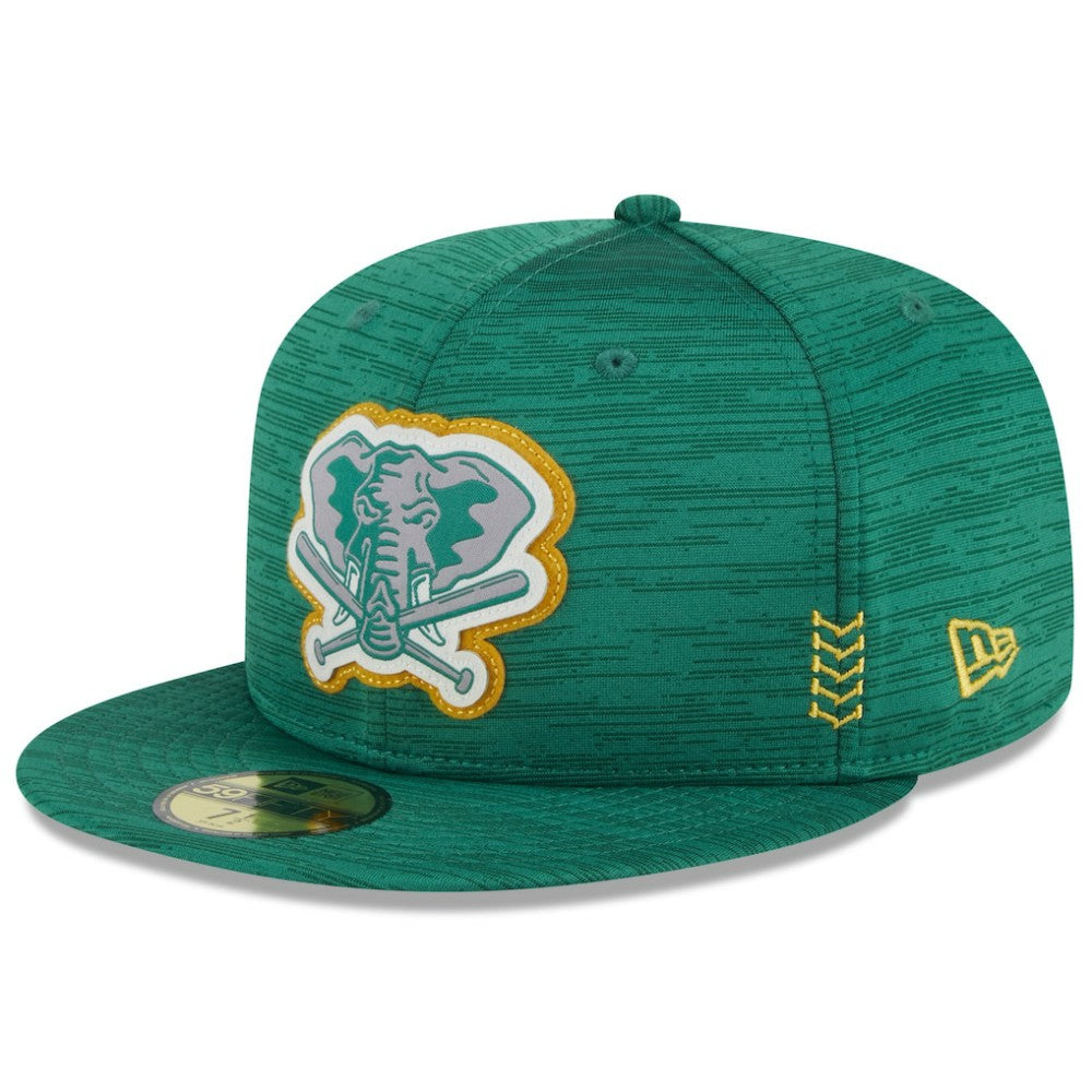 Athletics New Era 2024 Clubhouse 59FIFTY Fitted Hat - Green - New Era Lifestyle