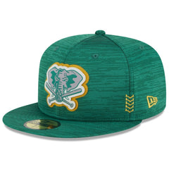 Athletics New Era 2024 Clubhouse 59FIFTY Fitted Hat - Green - New Era Lifestyle
