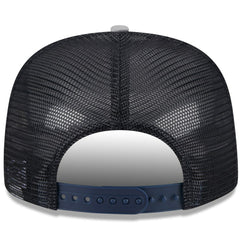 New York Yankees New Era Team Foam Front A-Frame Trucker 9FIFTY Snapback Hat - White/Gray - New Era Online