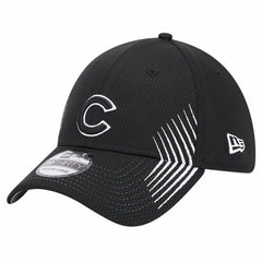 Chicago Cubs New Era Active Dash Mark 39THIRTY Flex Hat - Black - New Era Lifestyle