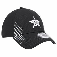 Houston Astros New Era Active Dash Mark 39THIRTY Flex Hat - Black - New Era Lifestyle