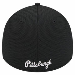 Pittsburgh Pirates New Era Active Dash Mark 39THIRTY Flex Hat - Black - New Era Discount