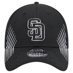 San Diego Padres New Era Active Dash Mark 39THIRTY Flex Hat - Black - New Era on Sale
