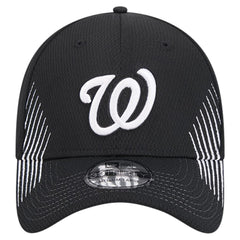 Washington Nationals New Era Active Dash Mark 39THIRTY Flex Hat - Black - New Era Online