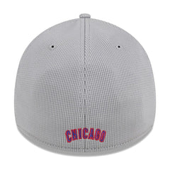 Chicago Cubs New Era Active Pivot 39THIRTY Flex Hat - Gray - New Era Sale