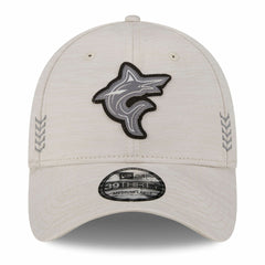 Miami Marlins New Era 2024 Clubhouse 39THIRTY Flex Hat - Cream - New Era Online