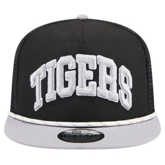 Detroit Tigers New Era Throwback Meshback Golfer Hat - Black - New Era Discount