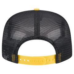Milwaukee Brewers New Era Throwback Meshback Golfer Hat - Black - New Era Discount