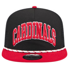 St. Louis Cardinals New Era Throwback Meshback Golfer Hat - Black - New Era Sale