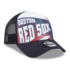 Boston Red Sox New Era Youth Boom 9FORTY Adjustable Hat - Navy - New Era on Sale