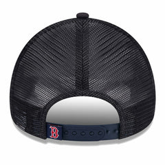 Boston Red Sox New Era Women's Throwback Team Foam Front A-Frame Trucker 9FORTY Adjustable Hat - White/Navy - New Era on Sale