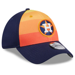 Houston Astros New Era 2025 Batting Practice 39THIRTY Flex Hat - Orange - New Era Discount
