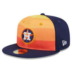 Houston Astros New Era 2025 Batting Practice 59FIFTY Fitted Hat - Orange - New Era Discount