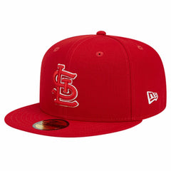 St. Louis Cardinals New Era Logo 59FIFTY Fitted Hat - Red - New Era Lifestyle
